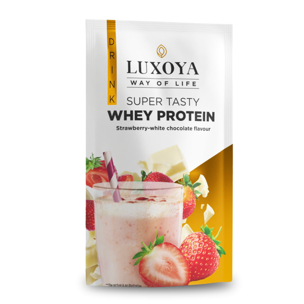 Super Tasty Whey Protein 30g - Strawberry-White chocolate flavour
