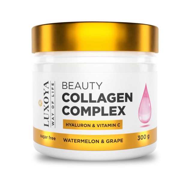 Beauty Collagen Complex Hyaluron & Vitamin C 300g - Watermelon-Grape
