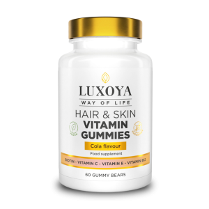 Hair & Skin Vitamin Gummies with Biotin & C -Vitamin & E-Vitamin - 60pcs