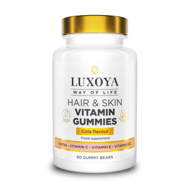 Hair & Skin Vitamin Gummies with Biotin & C -Vitamin & E-Vitamin - 60pcs
