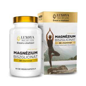 FULLY REACTED - MAGNÉZIUM BISZGLICINÁT -Magnéziumot, B6-vitamint, fekete bors kivonatot tartalmazó étrend-kiegészítő készítmény - 60db