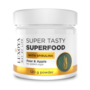 Super Tasty Superfood With spirulina 120g - Pear & Apple