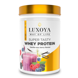 Super Tasty Whey Protein 450g PET - Vanilla-Very berry flavour