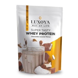 Super Tasty Whey Protein 450g DOY - Chocolate-Coconut flavor